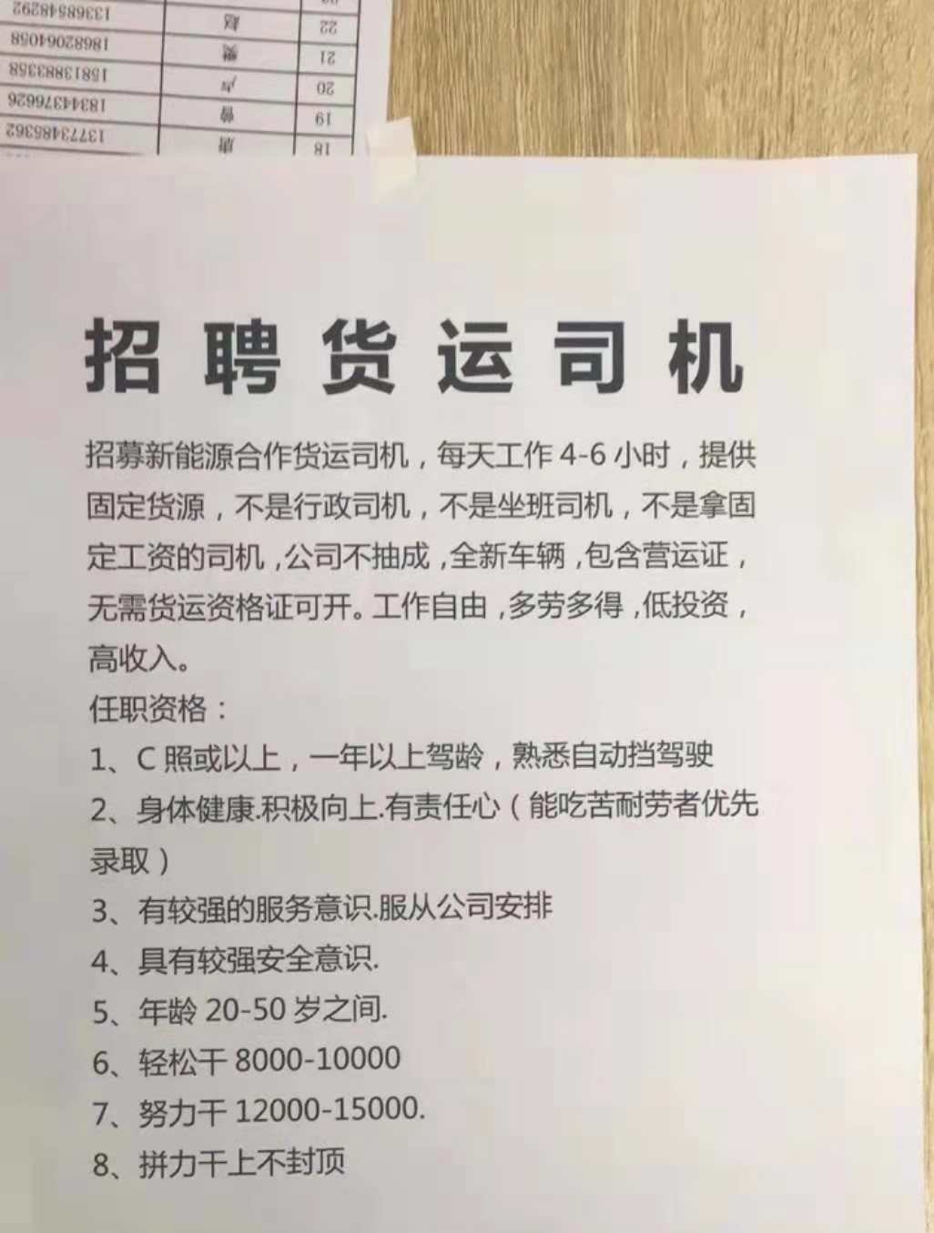 最新货车司机招聘启事，探索物流新机遇，启程职业新征程