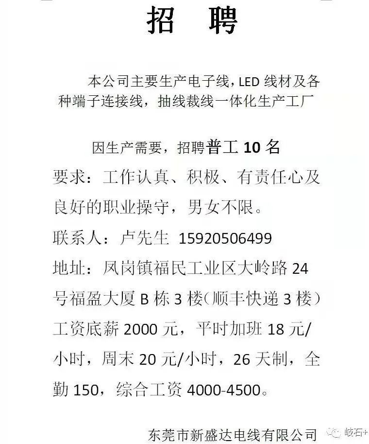 枣阳最新招聘信息概览